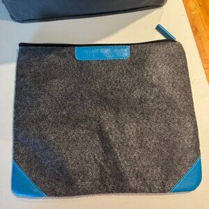 Air New Zealand Amenity Kit – Grey & Blue Recycled Travel Bag